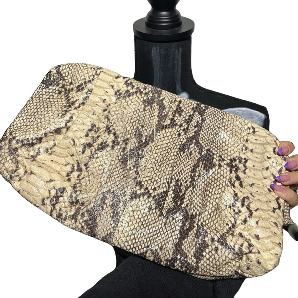 Bruno Venagatti Snakeskin Clutch NWT